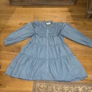 Sea New York | Blue Sevyn Seersucker Dress | Small